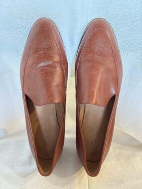 Madewell Women's Tan Leather Slip-On Loafers
